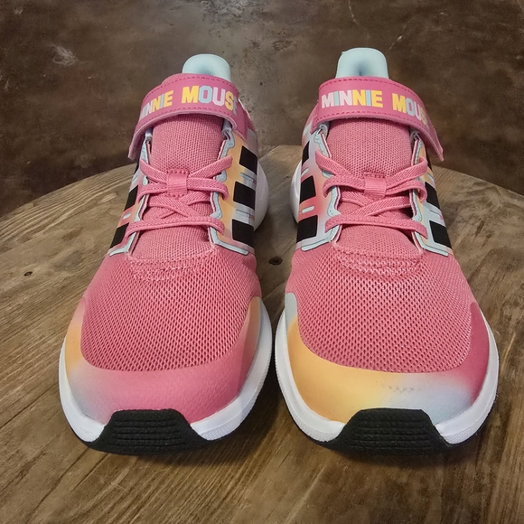 adidas Fortarun x Disney Minnie Mouse Pink Youth Sneakers – Size 5 (Like New) - Picture 2 of 7